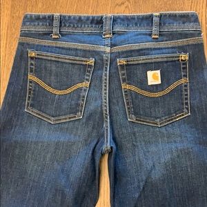 Slim fit straigh leg dark blue jeans